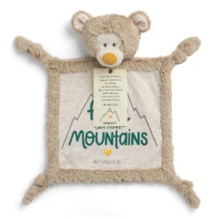Demdaco Faith Can Move Mountains Rattle Blankie, 12x12