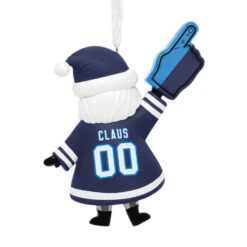 NFL Tennessee Titans Santa Fan Hallmark Ornament -Hallmark Gift Shop Tennessee Titans Santa Fan Christmas Ornament 1OSL2602 07