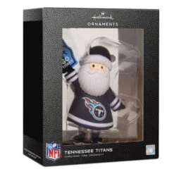 NFL Tennessee Titans Santa Fan Hallmark Ornament -Hallmark Gift Shop Tennessee Titans Santa Fan Christmas Ornament 1OSL2602 08