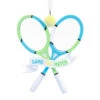 Game Set Match Tennis Hallmark Ornament -Hallmark Gift Shop Tennis Rackets and Ball Christmas Ornament 1HGO3528 01