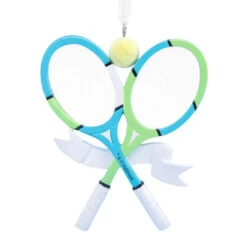 Game Set Match Tennis Hallmark Ornament -Hallmark Gift Shop Tennis Rackets and Ball Christmas Ornament 1HGO3528 07