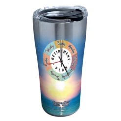Tervis Retirement Clock Stainless Steel Tumbler, 20 Oz.