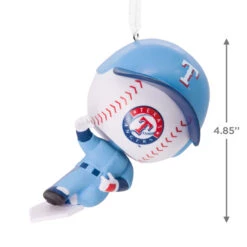 Hallmark MLB Texas Rangers™ Bobblehead Ornament -Hallmark Gift Shop Texas Rangers Bobblehead Christmas Ornament 1OSL2670 04