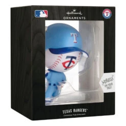 Hallmark MLB Texas Rangers™ Bobblehead Ornament -Hallmark Gift Shop Texas Rangers Bobblehead Christmas Ornament 1OSL2670 08