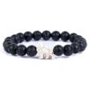 Fahlo Lava Stone Lion Excursion Bracelet -Hallmark Gift Shop The Excursion Lion Lava Stone Bracelet WEXCURLAVA 01