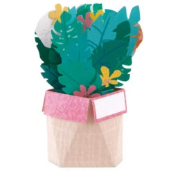 Hallmark The Golden Girls Thank You For Being A Friend 3D Pop-Up Friendship Card -Hallmark Gift Shop The Golden Girls 3D PopUp Plant Friendship Card 899WDR1273 02