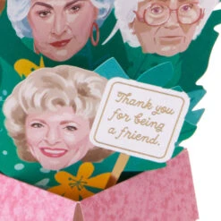 Hallmark The Golden Girls Thank You For Being A Friend 3D Pop-Up Friendship Card -Hallmark Gift Shop The Golden Girls 3D PopUp Plant Friendship Card 899WDR1273 03