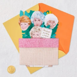 Hallmark The Golden Girls Thank You For Being A Friend 3D Pop-Up Friendship Card -Hallmark Gift Shop The Golden Girls 3D PopUp Plant Friendship Card 899WDR1273 04