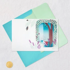 Hallmark Disney The Little Mermaid You're The Best Part Of My World Romantic Musical 3D Pop-Up Love Card With Light -Hallmark Gift Shop The Little Mermaid Kiss the Girl PopUp Love Card 1199ARH1629 05