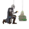 Star Wars: The Mandalorian™ And Grogu™ Hallmark Ornaments, Set Of 2 -Hallmark Gift Shop The Mandalorian and Grogu Christmas Ornaments 3HCM4004 01