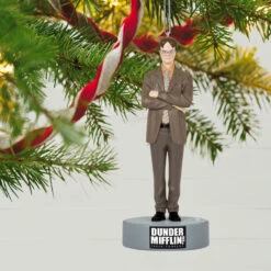 Hallmark The Office Dwight Schrute Ornament With Sound -Hallmark Gift Shop The Office Dwight Schrute Keepsake Ornament 2199QXI7257 02