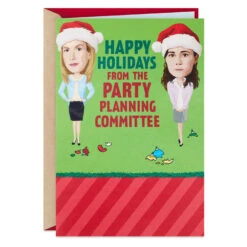Hallmark The Office Party Planning Committee Funny Pop-Up Christmas Card With Sound -Hallmark Gift Shop The Office Funny PopUp Christmas Card With Sound 959XOC1026 02