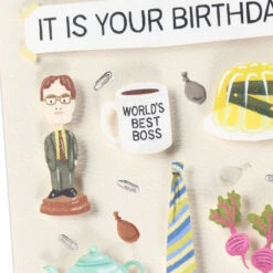 Hallmark The Office It's A Fact Funny Birthday Card -Hallmark Gift Shop The Office Icons Funny Birthday Card 859LAD2945 04