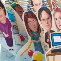 Hallmark The Office The Party Planning Committee Funny Pop-Up Birthday Card With Sound -Hallmark Gift Shop The Office Party Planning Committee Card 959ARH1612 06