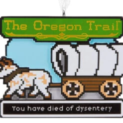 The Oregon Trail™ Video Game Hallmark Ornament -Hallmark Gift Shop The Oregon Trail Computer Game Christmas Ornament 3HCM3473 06