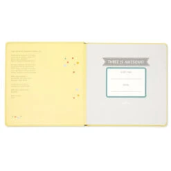 Hallmark Three Is Awesome! Birthday Book -Hallmark Gift Shop Three Is Awesome Birthday Book 1BOK1518 03