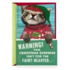 Hallmark Ticklish Kitten Funny Christmas Card With Sound And Motion -Hallmark Gift Shop Ticklish Cat in Santa Hat Christmas Card With Sound 999XOC1051 01