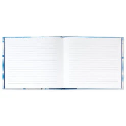 Hallmark Blue Shibori Print Guest Book -Hallmark Gift Shop Tie Dye Blue Guest Book 1EDY3150 03