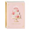 Hallmark A Thousand Wishes Floral Cake Birthday Card -Hallmark Gift Shop Tiered Pink Floral Cake Birthday Card for Her 859LAD2929 01