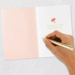 Hallmark A Thousand Wishes Floral Cake Birthday Card -Hallmark Gift Shop Tiered Pink Floral Cake Birthday Card for Her 859LAD2929 06