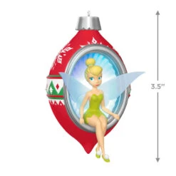 Hallmark Disney Tinker Bell Trimming The Tree With Tink Ornament With Light -Hallmark Gift Shop Tinker Bell Trimming Tree Keepsake Ornament 5QXD7245 04