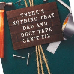 Hallmark Nothing You Can’t Fix Birthday Card For Dad -Hallmark Gift Shop Tools Birthday Card for Dad 659MAN3889 04