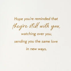 Hallmark Their Love Stays With You Sympathy Card For Loss Of Parent -Hallmark Gift Shop Torn Paper Collage Sympathy Card for Loss of Parent 699S3042 03