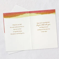 Hallmark Their Love Stays With You Sympathy Card For Loss Of Parent -Hallmark Gift Shop Torn Paper Collage Sympathy Card for Loss of Parent 699S3042 04