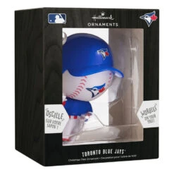 Hallmark MLB Toronto Blue Jays™ Bobblehead Ornament -Hallmark Gift Shop Toronto Blue Jays Bobblehead Christmas Ornament 1OSL2461 04