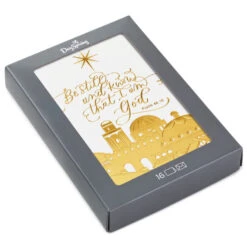 Hallmark Town Of Bethlehem Religious Boxed Christmas Cards, Pack Of 16