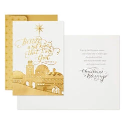 Hallmark Town Of Bethlehem Religious Boxed Christmas Cards, Pack Of 16 -Hallmark Gift Shop Town of Bethlehem Religious Boxed Christmas Cards 1DSH1011 03