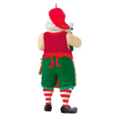 Hallmark Toymaker Santa Surprise Mystery Ornament -Hallmark Gift Shop Toymaker Santa Holding Stocking Keepsake Ornament 1999QGO2967 08