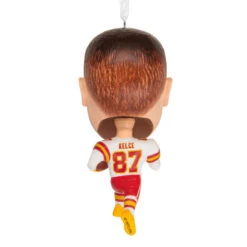 NFL Kansas City Chiefs Travis Kelce Bobblehead Hallmark Ornament -Hallmark Gift Shop Travis Kelce Bobblehead Christmas Ornament 1OSL2724 07