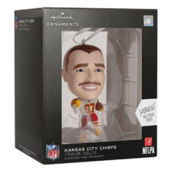 NFL Kansas City Chiefs Travis Kelce Bobblehead Hallmark Ornament -Hallmark Gift Shop Travis Kelce Bobblehead Christmas Ornament 1OSL2724 08