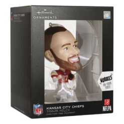 Hallmark NFL Kansas City Chiefs Travis Kelce Bobblehead Ornament -Hallmark Gift Shop Travis Kelce Bouncing Buddy Christmas Ornament 1OSL2290 04