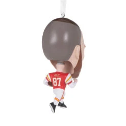 Hallmark NFL Kansas City Chiefs Travis Kelce Bobblehead Ornament -Hallmark Gift Shop Travis Kelce Bouncing Buddy Christmas Ornament 1OSL2290 05