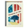 Hallmark Thinking Of You Military Appreciation Card -Hallmark Gift Shop Tree and American Flag Military Appreciation Card 699C8357 01