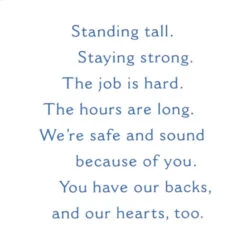 Hallmark Thinking Of You Military Appreciation Card -Hallmark Gift Shop Tree and American Flag Military Appreciation Card 699C8357 02