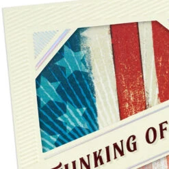 Hallmark Thinking Of You Military Appreciation Card -Hallmark Gift Shop Tree and American Flag Military Appreciation Card 699C8357 05