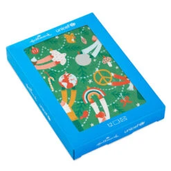 Hallmark UNICEF Decorating The Tree Boxed Christmas Cards, Pack Of 12