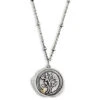 Tree Charm Dear You Nana Necklace, 17.5" -Hallmark Gift Shop Tree with Heart Silver Charm Necklace 1005060052 01