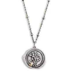 Tree Charm Dear You Nana Necklace, 17.5"