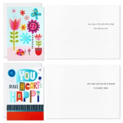 Hallmark Trendy Lettering Boxed All-Occasion Cards Assortment, Pack Of 12 -Hallmark Gift Shop Trendy Lettering Assorted Boxed AllOccasion Cards 3EDX1205 04