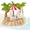 Hallmark Tropical Beach Scene 3D Pop-Up Anniversary Card -Hallmark Gift Shop Tropical Beach Scene 3D PopUp Anniversary Card 1299LAD2773 01