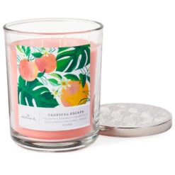 Hallmark Tropical Escape 3-Wick Jar Candle, 16 Oz. -Hallmark Gift Shop Tropical Escape 3Wick Jar Candle 1BGC1051 03