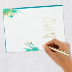 Hallmark What's Truly Important Is You Birthday Card For Parent -Hallmark Gift Shop Tropical Flowers Nature Birthday Card for Parent 659MAN4242 06