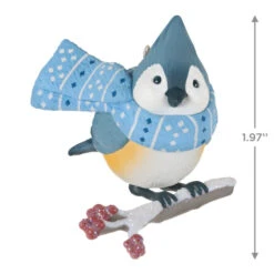 Hallmark Cozy Critters Ornament -Hallmark Gift Shop Tufted Timouse in Scarf Keepsake Ornament 1499QXR8019 03