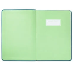 Hallmark Turquoise Faux Leather Notebook With Pen -Hallmark Gift Shop Turquoise Faux Leather Notebook With Pen 1HWJ7041 03