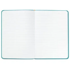 Hallmark Turquoise Faux Leather Notebook With Pen -Hallmark Gift Shop Turquoise Faux Leather Notebook With Pen 1HWJ7041 04