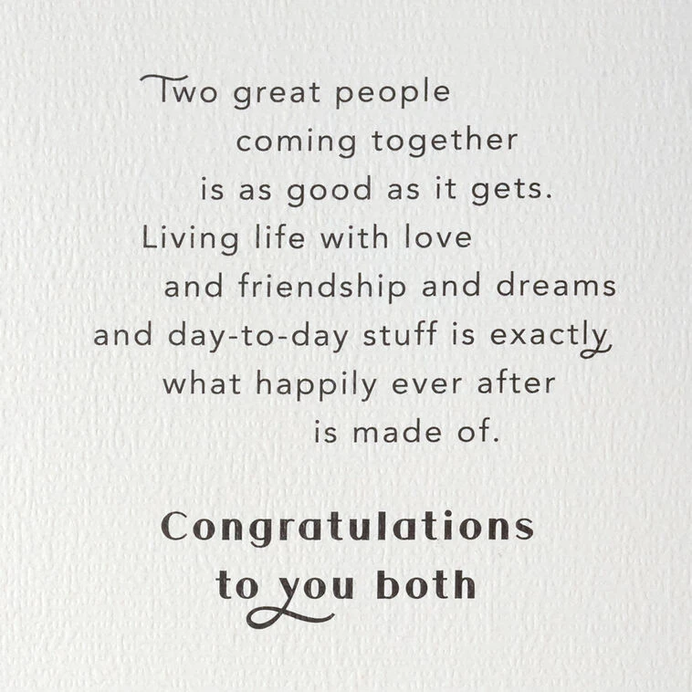 Hallmark Two Grooms, One Happy Day Wedding Card For Couple 4 Hallmark Two Grooms, One Happy Day Wedding Card For Couple - Image 2